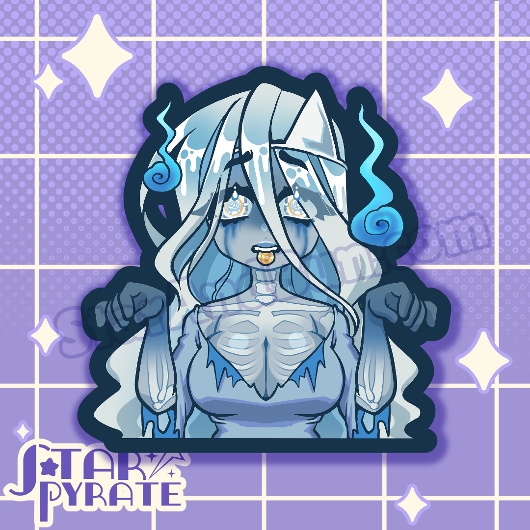 Ghost Girl Sticker