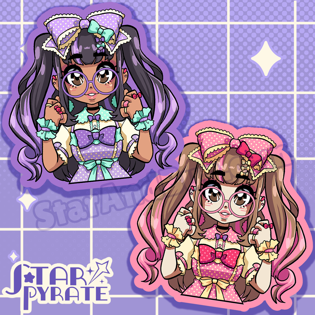 Sweet Lolita Girls Sticker