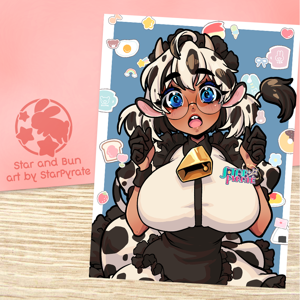 Gyuumi Cow Maid Prints