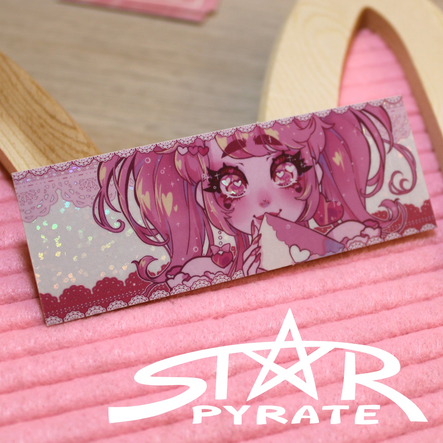 DereDere LoveCore Holographic Glitter Sticker