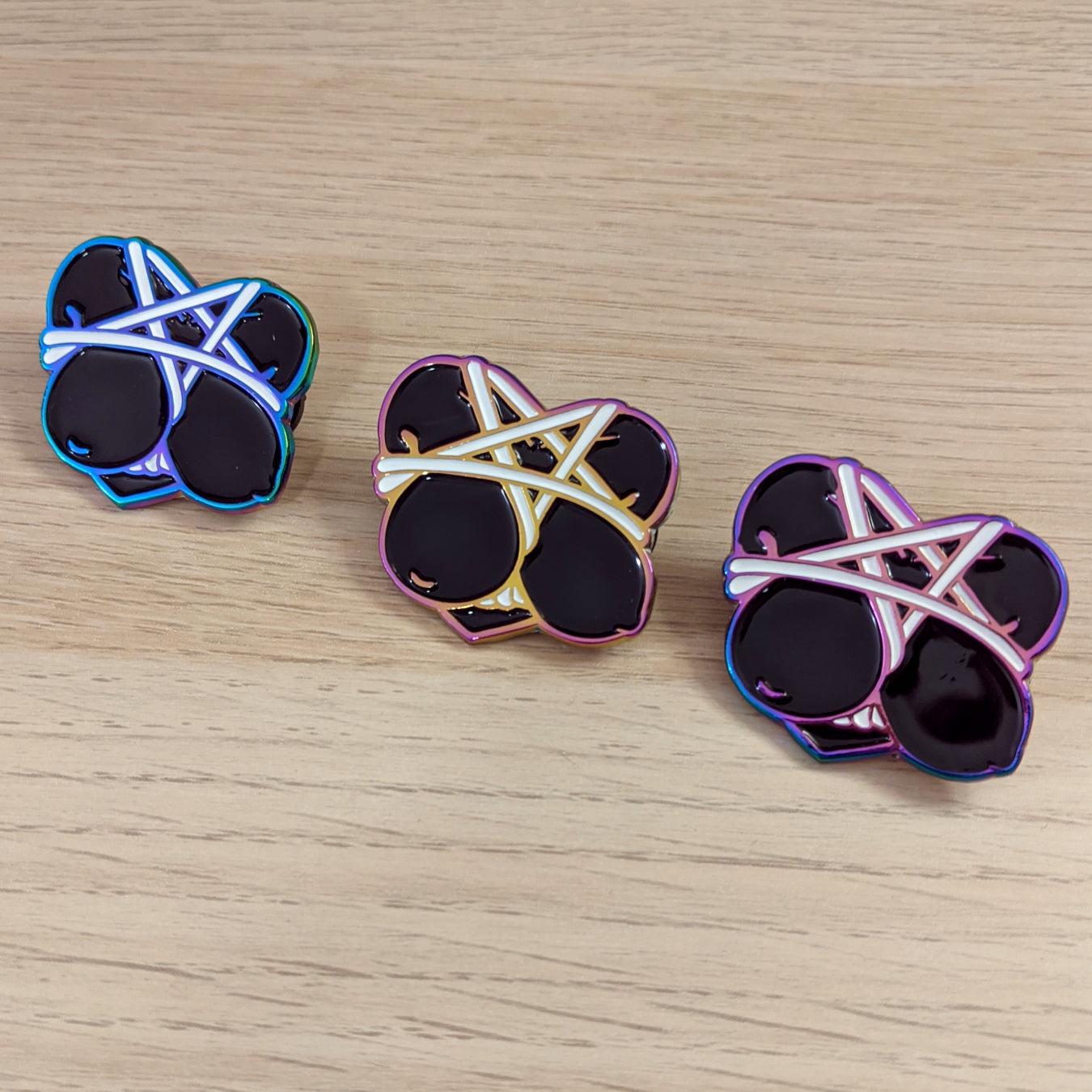 Rainbow Shibari Pin