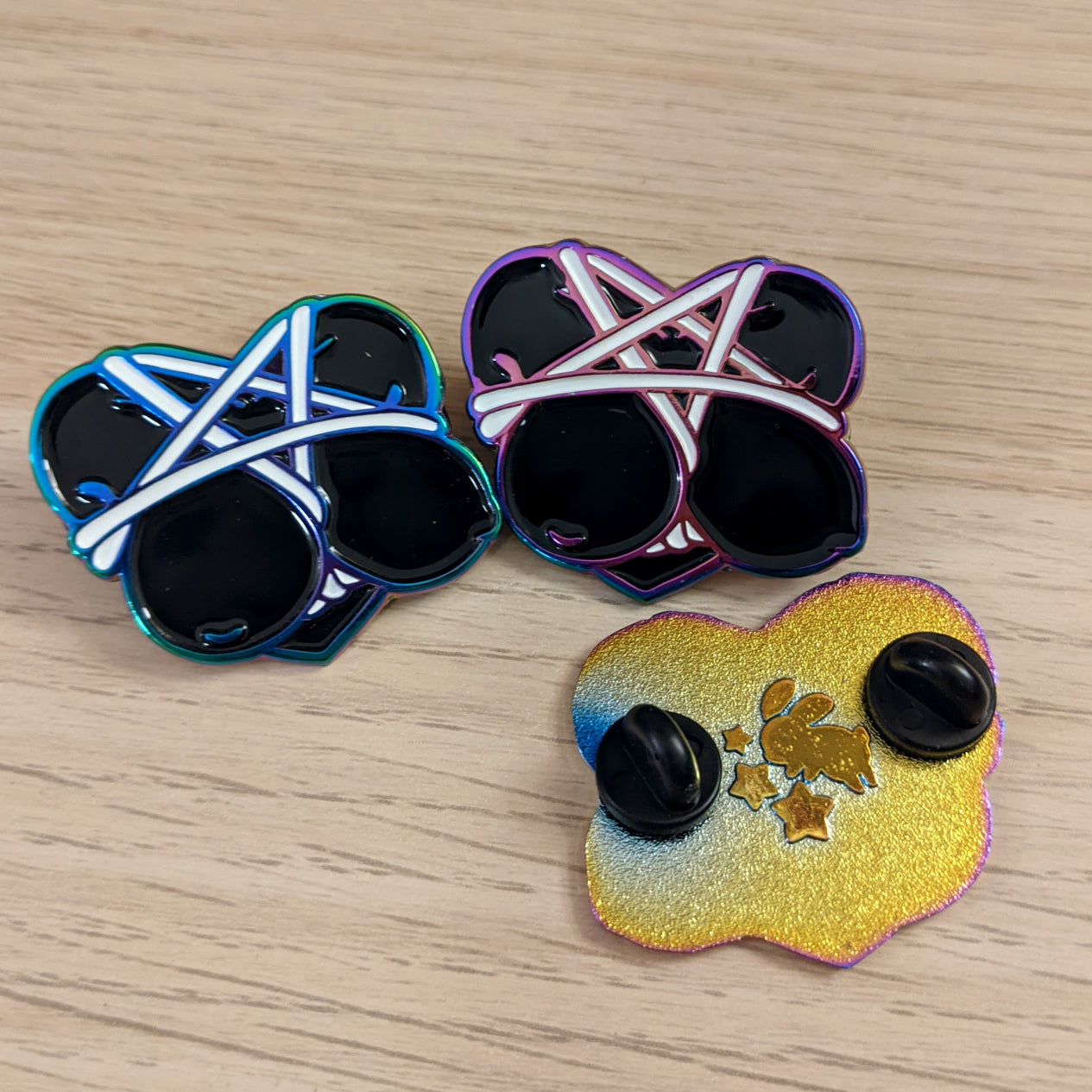 Rainbow Shibari Pin