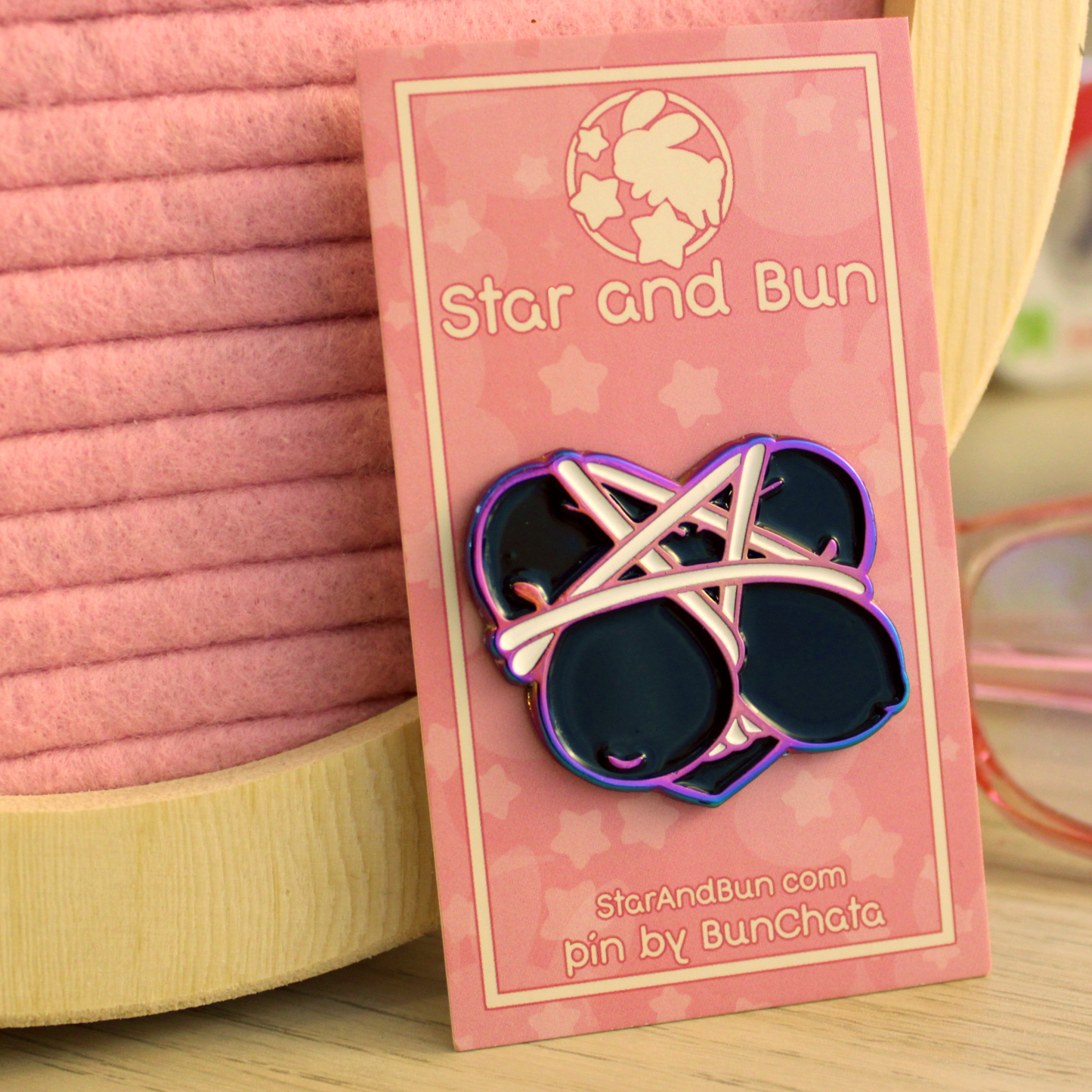 Rainbow Shibari Pin