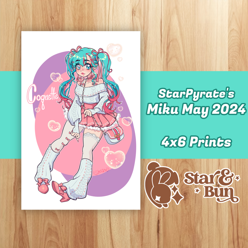 4x6" Miku May 2024 Prints