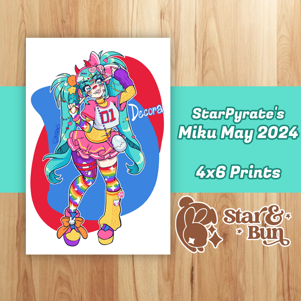 4x6" Miku May 2024 Prints