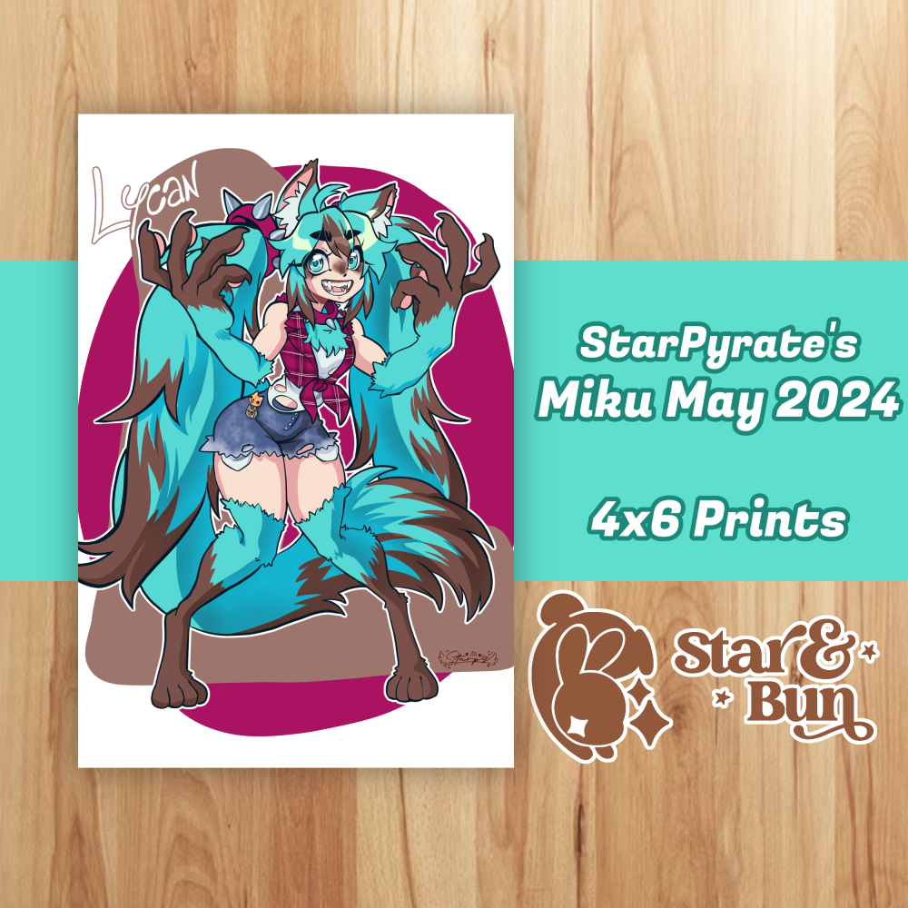 4x6" Miku May 2024 Prints