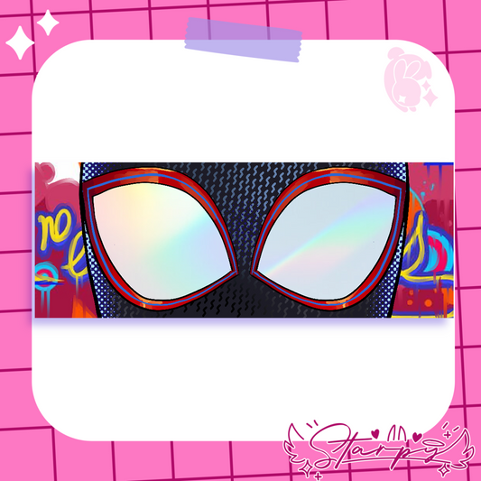 Miles Morales Spider-Man Holographic Eye Sticker