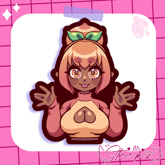 Peach Girl Sticker