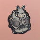 Astro Bunny Girl Holographic Sticker