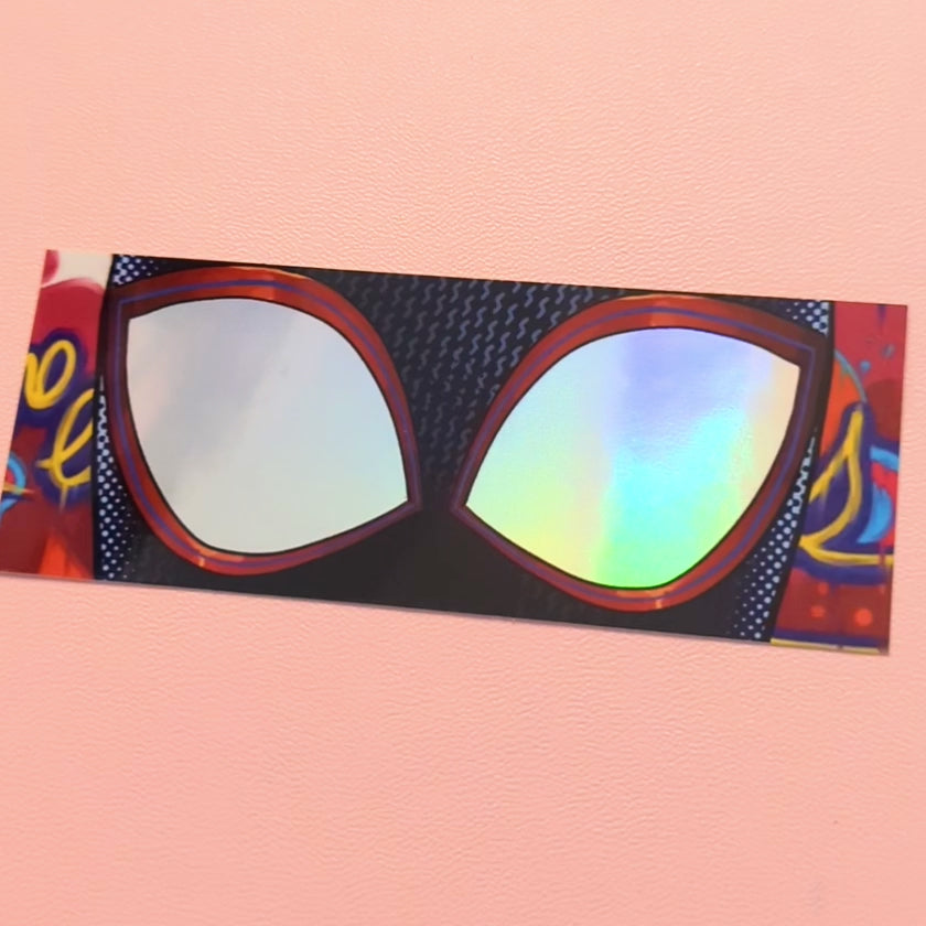 Miles Morales Spider-Man Holographic Eye Sticker – Star and Bun