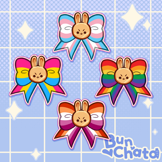 !! RETIRED !! Pride Bunny Stickers