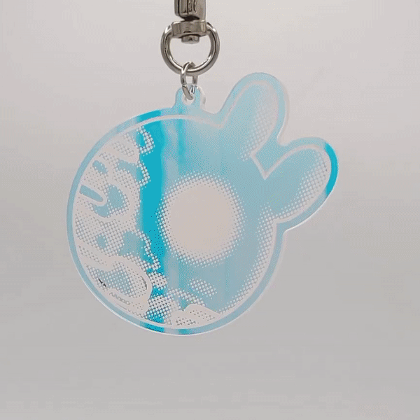 Genshin Impact Mini Seelie Holographic Keychains